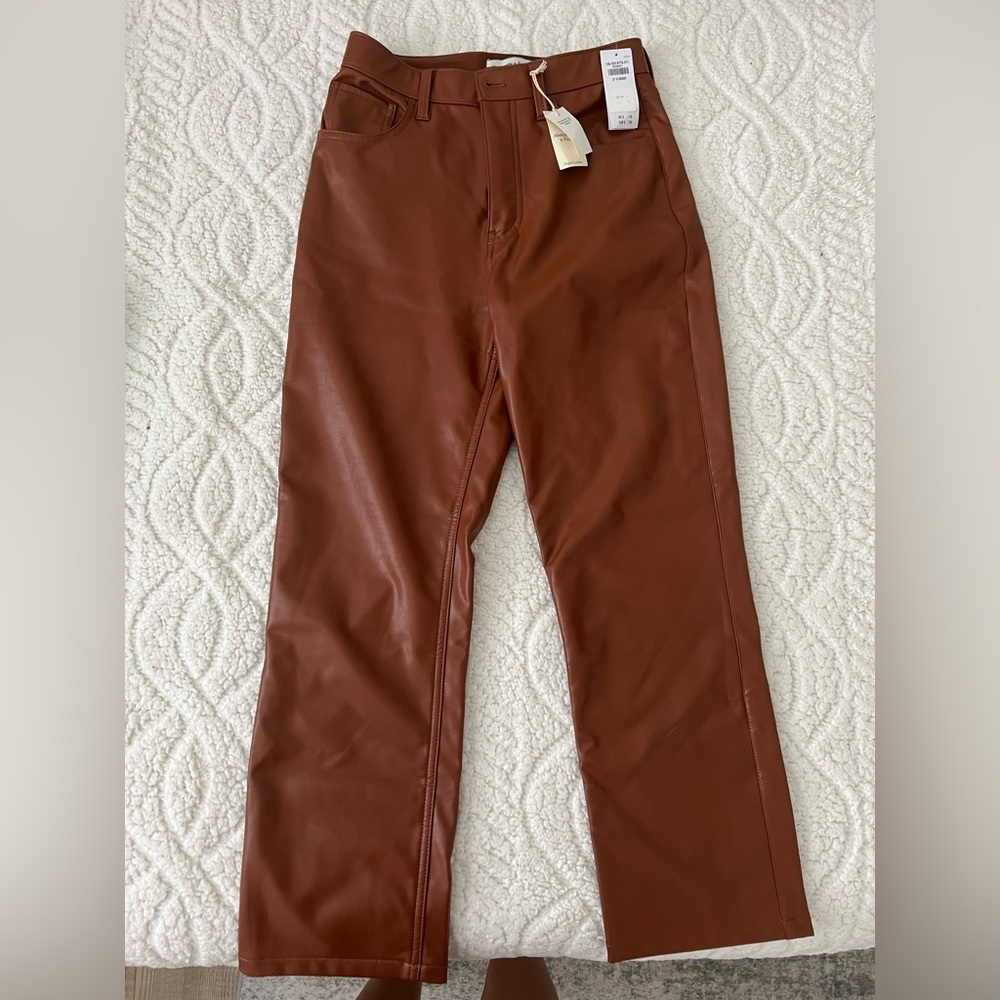 Abercrombie Leather Pants - Picture 5 of 5